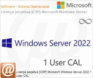 DG7GMGF0D5VXU - Licena perptua [CSP NCE] Microsoft Windows Server 2022 1 CAL User 