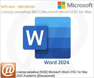 DG7GMGF0PN40A - Licena perptua [NCE] Microsoft Word LTSC for Mac 2024 Academic [Educacional] 