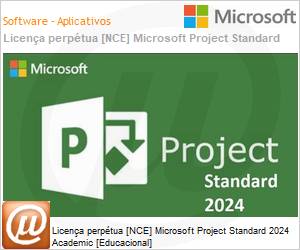 DG7GMGF0PN44A - Licena perptua [NCE] Microsoft Project Standard 2024 Academic [Educacional] 