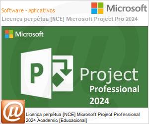 DG7GMGF0PN45A - Licena perptua [NCE] Microsoft Project Professional 2024 Academic [Educacional] 