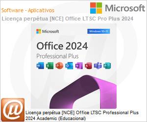 DG7GMGF0PN5FA - Licena perptua [NCE] Microsoft Office LTSC Professional Plus 2024 Academic [Educacional] 