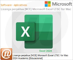 DG7GMGF0PN5GA - Licena perptua [NCE] Microsoft Excel LTSC for Mac 2024 Academic [Educacional] 