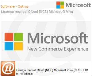 CFQ7TTC0J7V70002P1MM - Licena mensal Cloud [CSP NCE] Microsoft Viva (NCE COM MTH) Mensal 