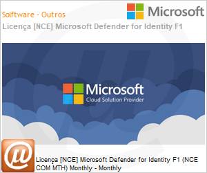 CFQ7TTC0LH0D000MP1MM - Licena [NCE] Microsoft Defender for Identity F1 (NCE COM MTH) Monthly - Monthly 