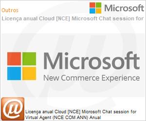 CFQ7TTC0LHT20001P1YA - Licena anual Cloud [CSP NCE] Microsoft Chat session for Virtual Agent (NCE COM ANN) Anual 