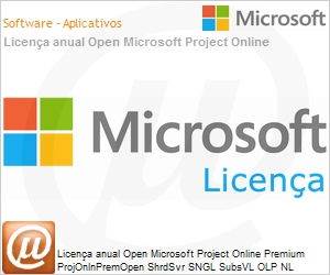 7YC-00003 - Licena anual Open Microsoft Project Online Premium ProjOnlnPremOpen ShrdSvr SGNL SubsVL OLP NL Annual [QLFD] 