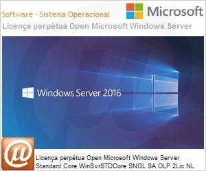 9EM-00122 - Licena perptua Open Microsoft Windows Server Standard Core WinSvrSTDCore SGNL SA OLP 2Lic NL CoreLic 
