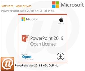 D47-00916 - Licena perptua Open Microsoft PowerPoint Mac 2019 SGNL OLP NL 