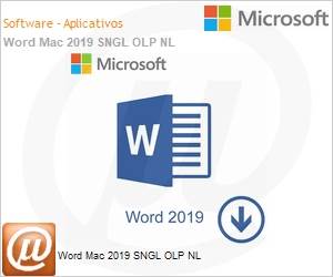 D48-01257 - Licena perptua Open Microsoft Word Mac 2019 SGNL OLP NL 