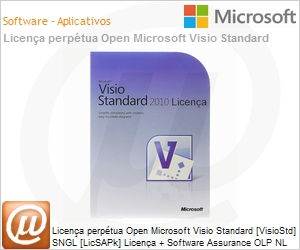 D86-01167 - Licena perptua Open Microsoft Visio Standard [VisioStd] SGNL [LicSAPk] Licena + Software Assurance OLP NL 