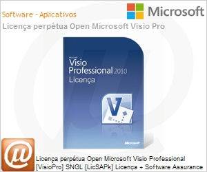 D87-01143 - Licena perptua Open Microsoft Visio Professional [VisioPro] SGNL [LicSAPk] Licena + Software Assurance OLP NL 