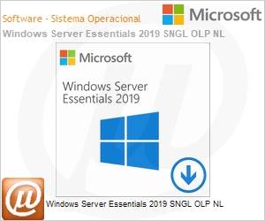 G3S-01259 - Licena perptua Open Microsoft Windows Server Essentials 2019 WinSvrEssntls 2019 SGNL OLP NL (J inclui 25 CALs, mas no pode ser extendido alm disso)