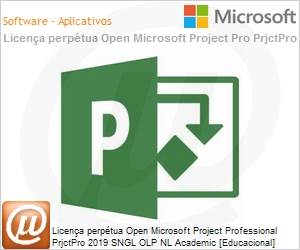 H30-05818 - Licena perptua Open Microsoft Project Professional PrjctPro 2019 SGNL OLP NL Academic [Educacional] w1PrjctSvrCAL 