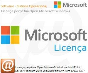 V7J-01072 - Licena perptua Open Microsoft Windows MultiPoint Server Premium 2016 WinMultiPointSvrPrem SGNL OLP NL Academic [Educacional] 