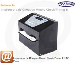 18130 - Impressora de Cheques Menno Check Printer II USB Preto 