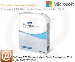 C5E-00696 - Software FPP Microsoft Visual Studio Professional 2010 Ingls DVD FPP (Full)