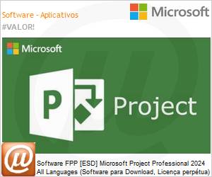 EP2-07001 - Software FPP [ESD] Microsoft Project Professional 2024 All Languages (Software para Download, Licena perptua) 