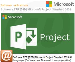 EP2-07057 - Software FPP [ESD] Microsoft Project Standard 2024 All Languages (Software para Download, Licena perptua) 