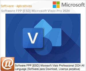 EP2-07111 - Software FPP [ESD] Microsoft Visio Professional 2024 All Language (Software para Download, Licena perptua) 