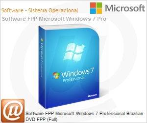 FQC-00146 - Software FPP Microsoft Windows 7 Professional Brazilian DVD FPP (Full)