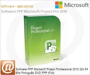 H30-02664 - Software FPP Microsoft Project Professional 2010 32x 64 Bits Portugus DVD FPP (Full)