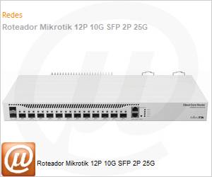 CCR2004-1G-12S - Roteador Mikrotik 12P 10G SFP 2P 25G 