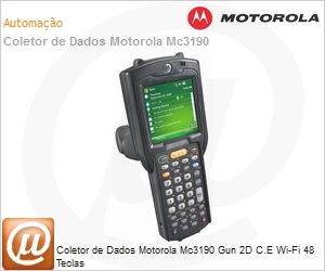 MC3190-GI4H04E0A - Coletor de Dados Motorola Mc3190 Gun 2D C.E Wi-Fi 48 Teclas