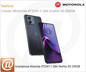 PAYL0000BR - Smartphone Motorola XT2347-1 G84 Grafite 5G 256GB