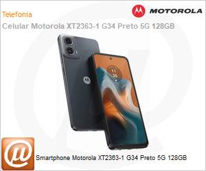 PB0G0000BR - Smartphone Motorola XT2363-1 G34 Preto 5G 128GB 