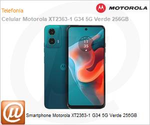 PB0G0013BR - Smartphone Motorola XT2363-1 G34 5G Verde 256GB 