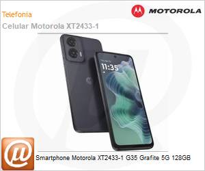 PB3F0003BR - Smartphone Motorola XT2433-1 G35 Grafite 5G 128GB 