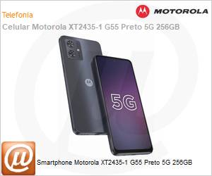 PB5V0009BR - Smartphone Motorola XT2435-1 G55 Preto 5G 256GB 