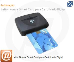 10524 - Leitor de Cdigos de Barras Nonus Smart Card para Certificado Digital