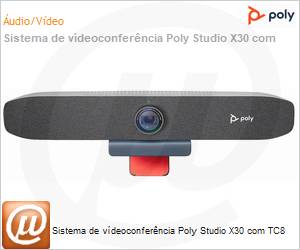 2200-86260-212 - Sistema de VdeoConferncia Poly Studio X30 com TC8 