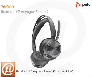 77Y85AA - Headset HP Voyager Focus 2 Stereo USB-A 