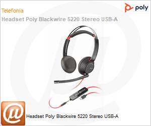 80R97AA - Headset Poly Blackwire 5220 Stereo USB-A