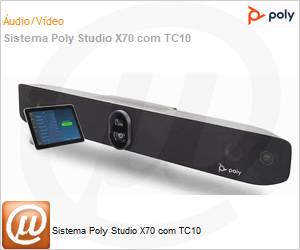8L531AA-AC4 - Sistema Poly Studio X70 com TC10 