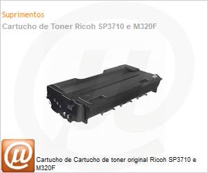 408284 - Cartucho de Cartucho de toner original Ricoh SP3710 e M320F