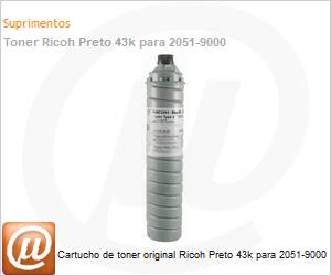 841332 - Cartucho de toner original Ricoh Preto 43k para 2051-9000 