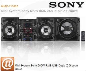 MHC-GTR555 - Mini-System Sony 600W RMS USB Duplo Z Groove DSGX