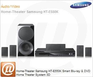 HT-E550K/ZD - Home-Theater Samsung HT-E550K Smart Blu-ray & DVD Home Theater System 3D