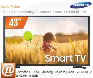 LH43BETMLGGXZD - Smart TV 43" LED Samsung Business Full HD 2 x HDMI/1 x USB 