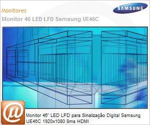 LH46UECPLGV/ZD - Monitor 46" LED LFD para Sinalizao Digital Samsung UE46C 1920x1080 8ms HDMI