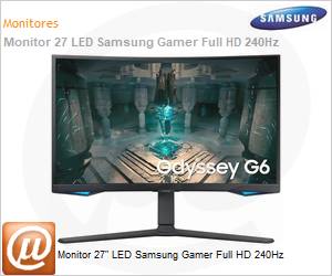 LS27BG650ELXZD - Monitor 27" LED Samsung Gamer Full HD 240Hz