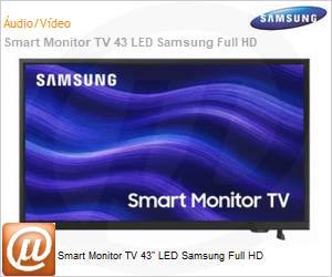 LS43F6000FGXZD - Smart Monitor TV 43" LED Samsung Full HD 