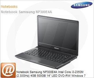 NP300E4A-BD2BR - Notebook Samsung NP300E4A Intel Core i3-2350M (2.30GHz) 4GB 500GB 14" LED DVD-RW Windows 7 Home Premium 64 Wi-Fi N Bluetooth 3.0 WebCam HDMI