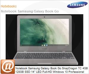 NP340XLA-K03BR - Notebook Samsung Galaxy Book Go SnapDragon 7C 4GB 128GB SSD 14