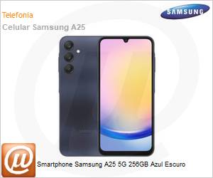 SM-A256EZKMZTO - Smartphone Samsung A25 5G 256GB Azul Escuro 