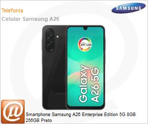 SM-A266MZKSLEB - Smartphone Samsung A26 Enterprise Edition 5G 8GB 256GB Preto 