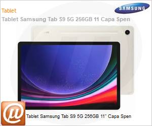 SM-X716BZEHZTO - Tablet Samsung Tab S9 5G 256GB 11" Capa Spen 